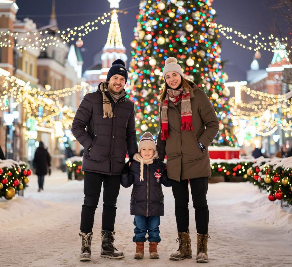 Новый год в Москве (для родителей с детьми)